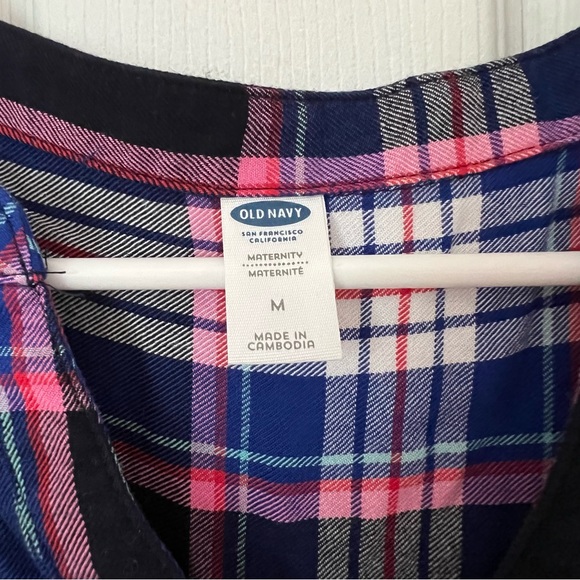 Old navy | women’s maternity flannel size M - Picture 2 of 5